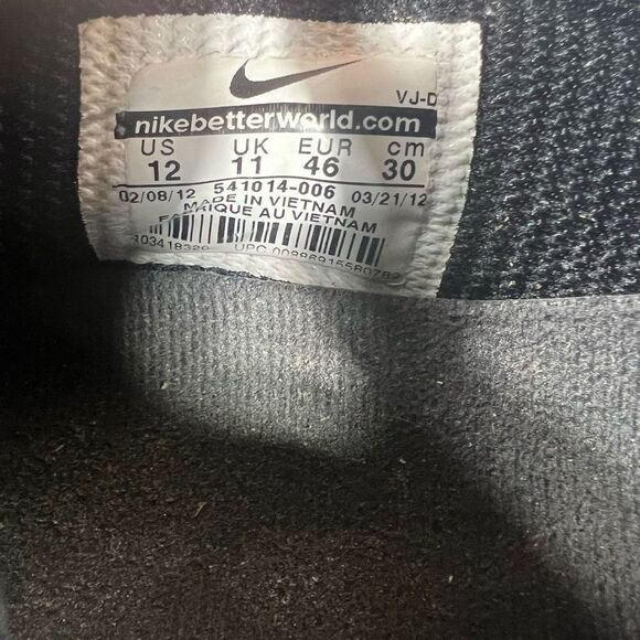 Nike Men's Kukini Free 5.0 Running Shoes Black Red 541014-006 Lace Up Size 12 US - Picture 8 of 8